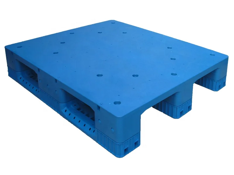Longshenghe 3 runners Durable stacking and racking flat top plastic pallet
