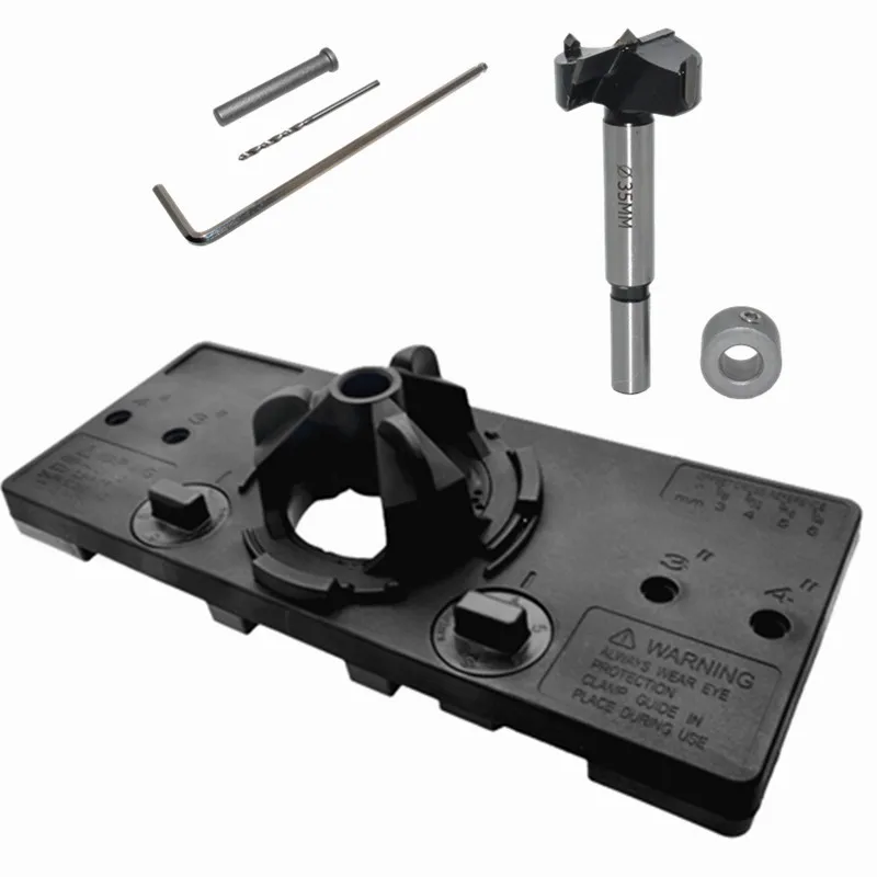 35 мм скрытый шарнир Jig Kit Деревообрабатывающие инструменты подходит для дверных петель установка отверстий локатор по