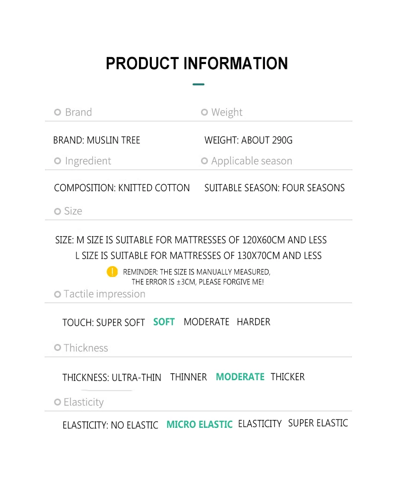 Factory Directly Wholesale Baby Cot Sheet 100% Cotton Bamboo Bassinet Mini Crib Cot Sheets