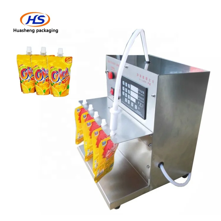Liquid manual control filling machine for Washing fluid/Laundry detergent doypack filling machine