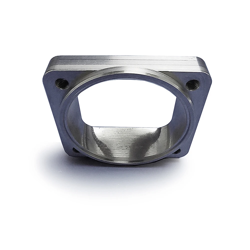 CNC machining stainless steel exhaust manifold flange