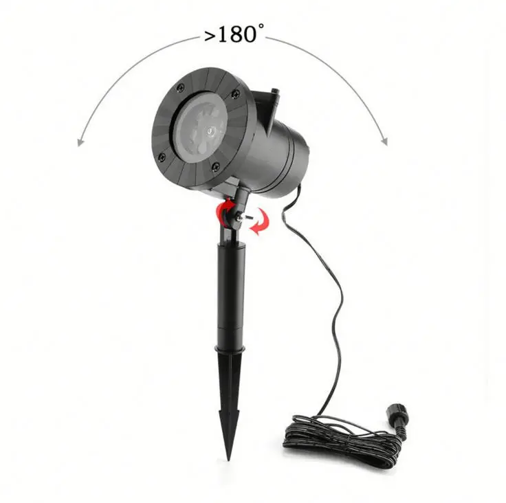 Новый дизайн 12 цветов слайд Рождество Хэллоуин сезонные рождественские подарки лазерный Звездный Ночной проектор