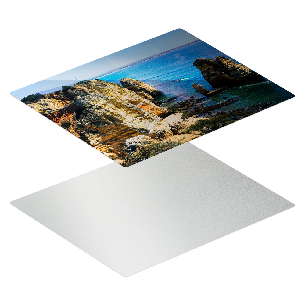 Customized logo best seller Aluminum sheets Metal Photo Panel Sign Board Name Plates 10*7 inches