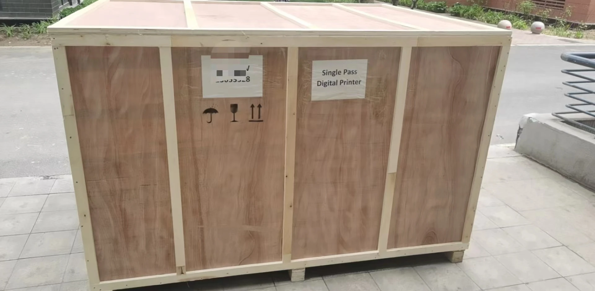 Faith Automatic Digital Cardboard Printer CMYK High Speed Pizza Box Printing Machine Single Pass Printer