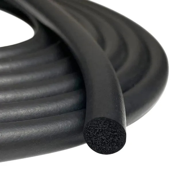 Manufacture Supply Customized Round Foam Seal Strip EPDM Sponge Rubber Cord