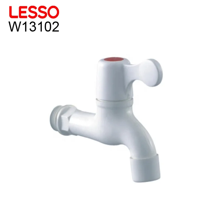 LESSO W13102 foshan classic wall mounted single handle plastic faucet water tap in basin faucets