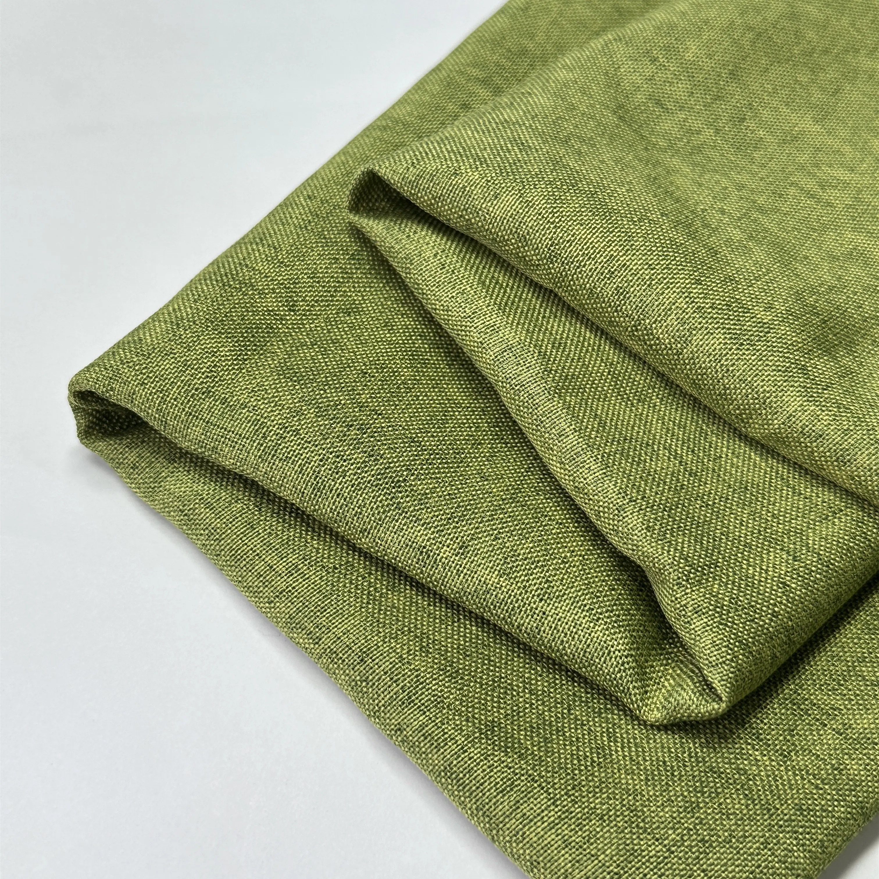 Hometextile 100% Polyester Linen Look Sofa Upholstery Fabric Cheap Home Textiles Breathable Bedding Curtains Blankets Other Home
