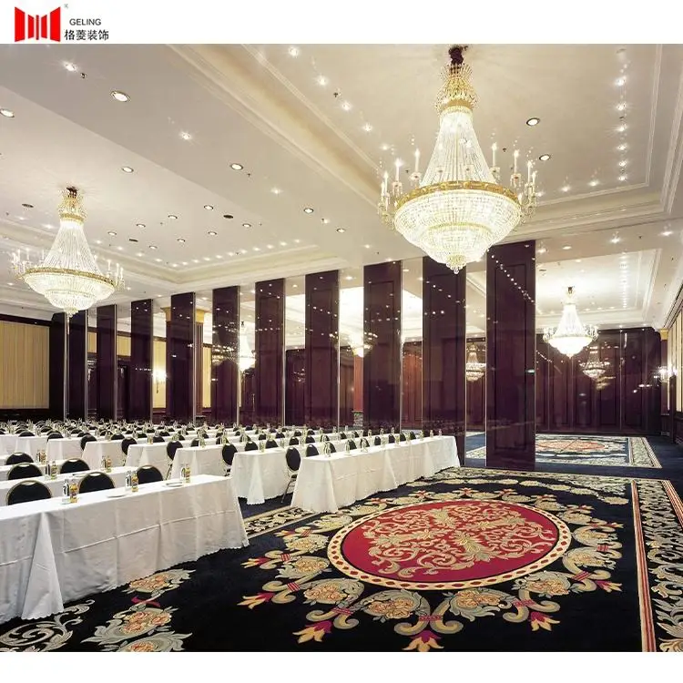 Ballroom Sliding Movable Wall Operable Partition Soundproof Banquet hall Movable Partition Wall