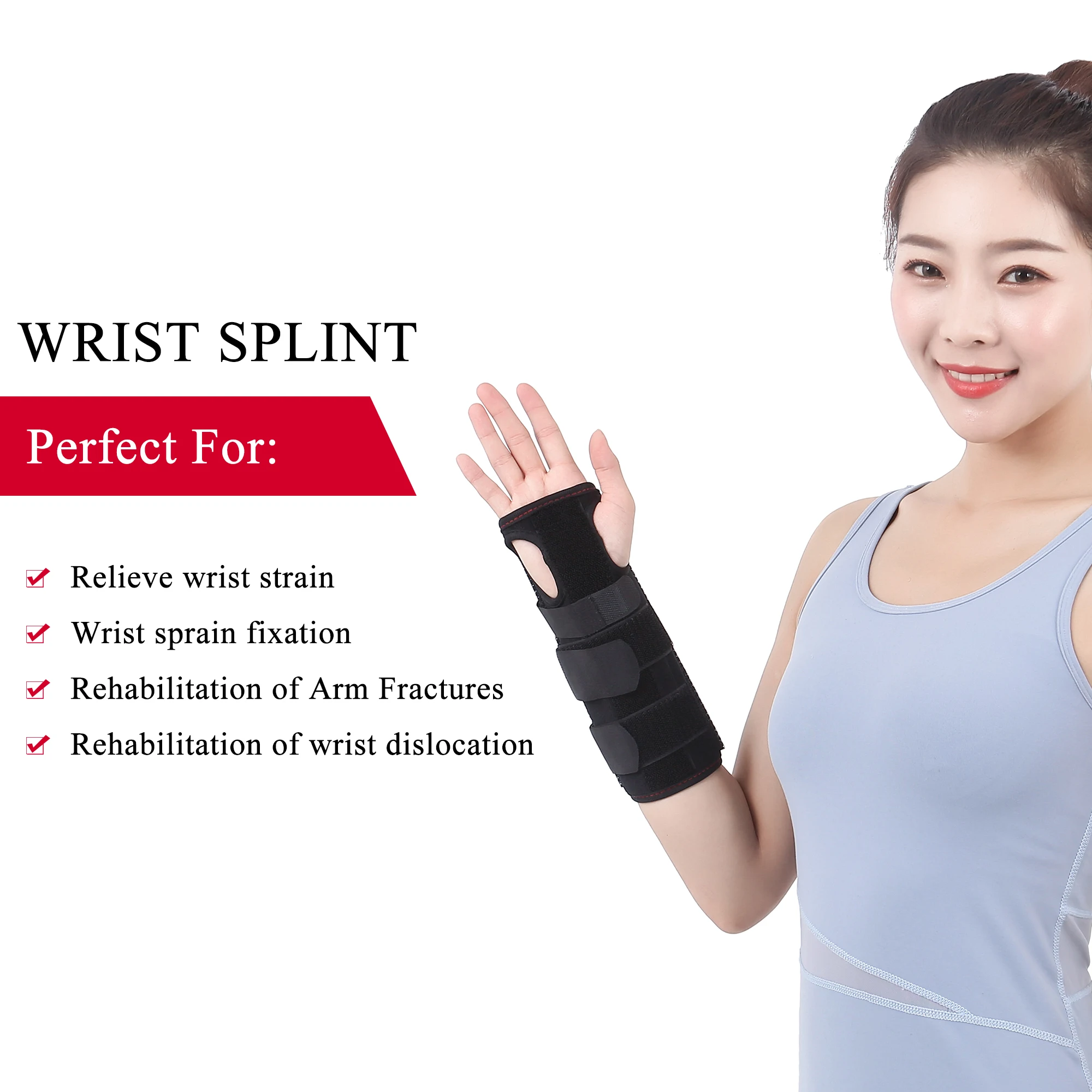 Orthopedic Medical Hand Wrist Support Brace Carpal Tunnel Fixer Thumb Wrist Splint and Belt