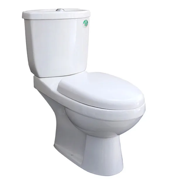 Китайский заводской поставщик, керамический гравитационный смывающий S-образный ловушка, ловушка для унитаза, набор для ванной комнаты, туалет из двух частей