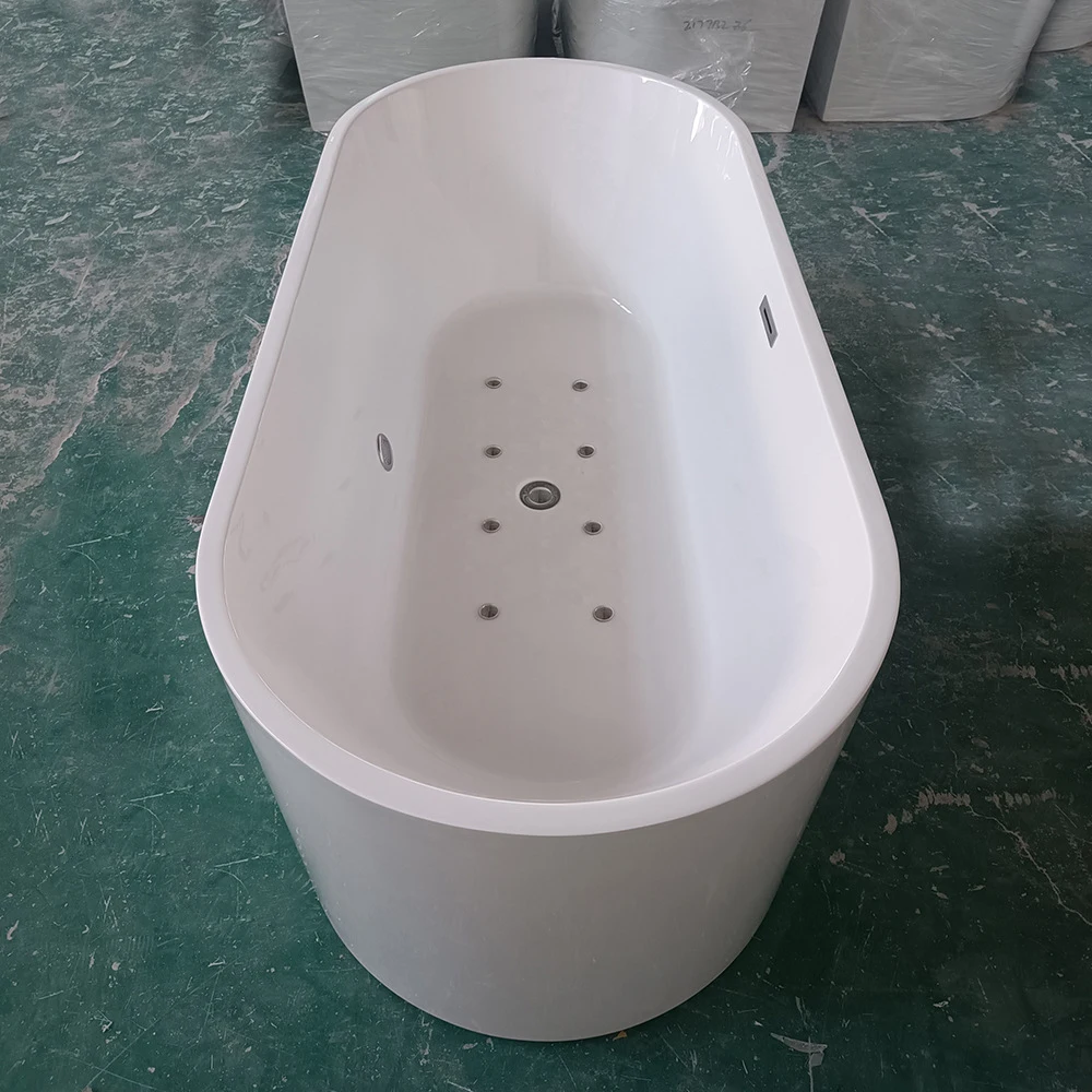 Badkar spa Bathtub Whirlpool Jetted Bath Acrylic Bathtubs Massage New Design 2 Person Indoor Modern Hydromassage Bathtub Drainer