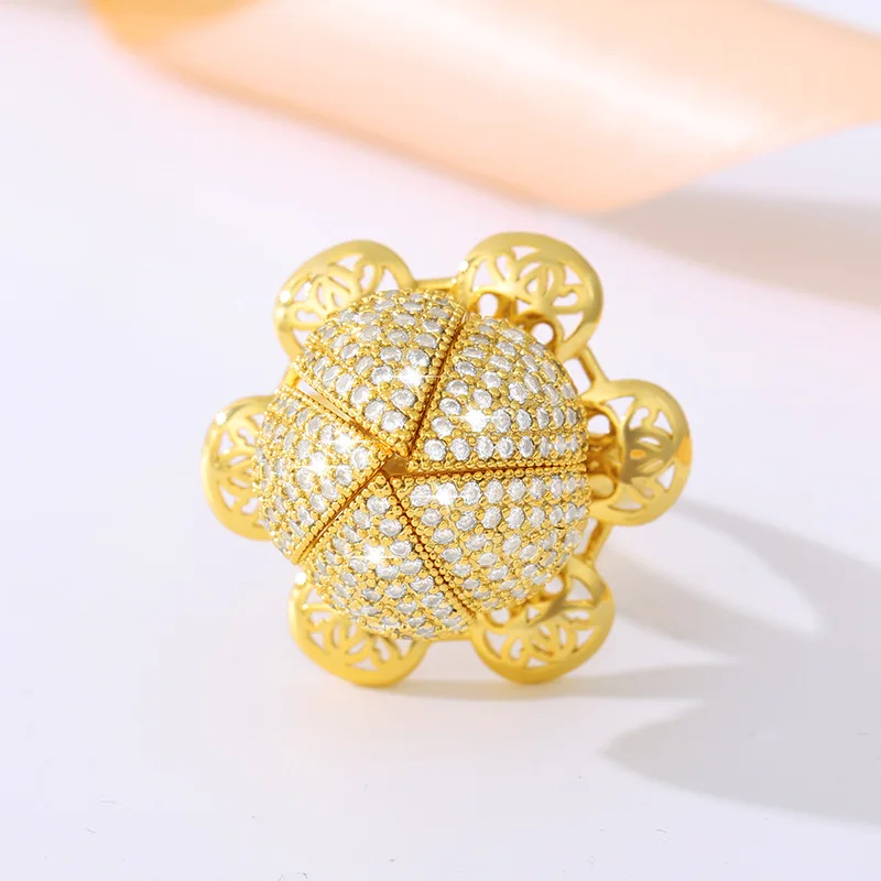  Полые Открытые и закрытые кольца для женщин 2020 Bijoux Femme цветущее цветочное кольцо ювелирные изделия оптом