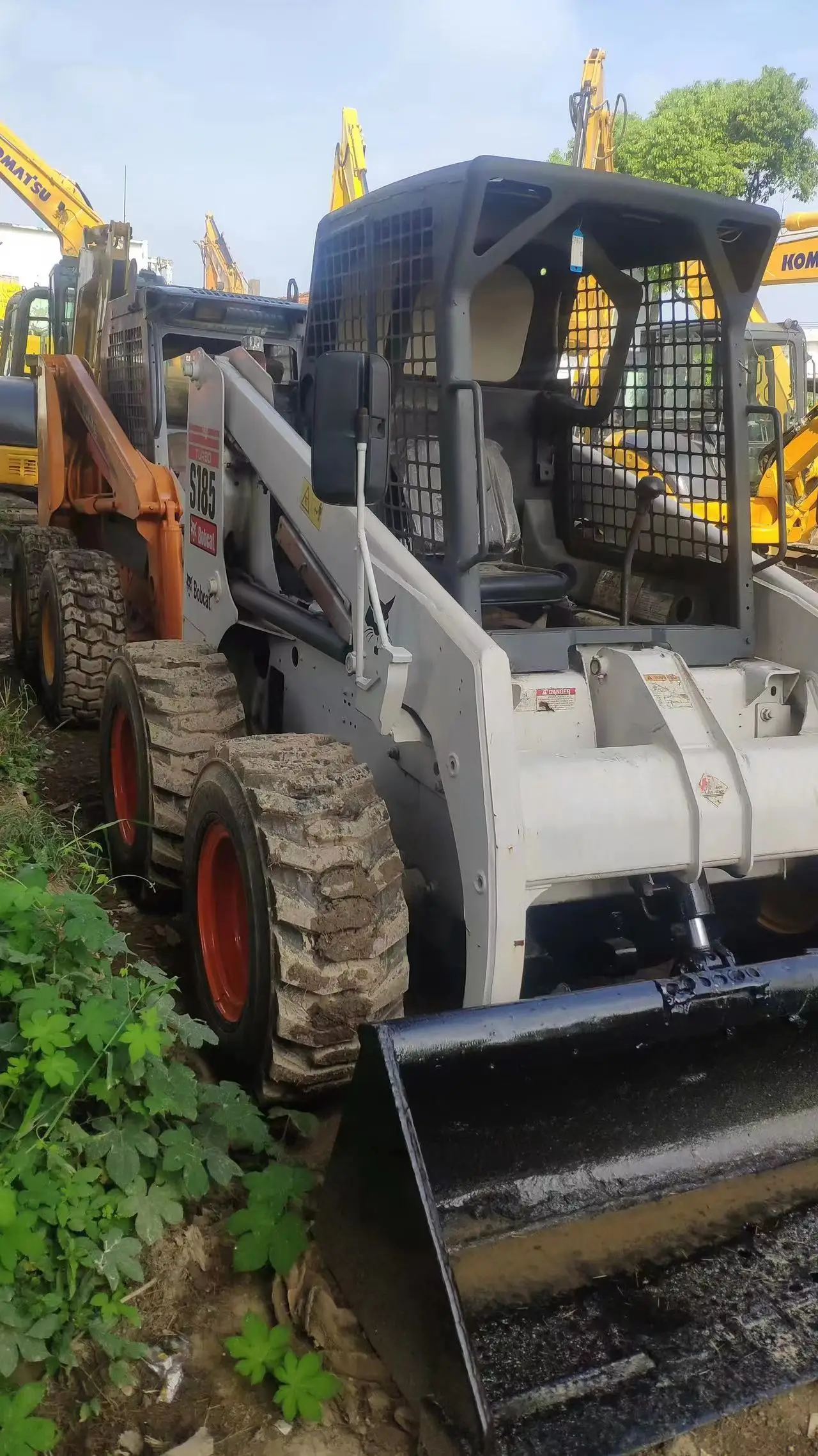 used excavator good condition bobcat s185 cheap price used skid steer loader bobcat s185 1 in stock