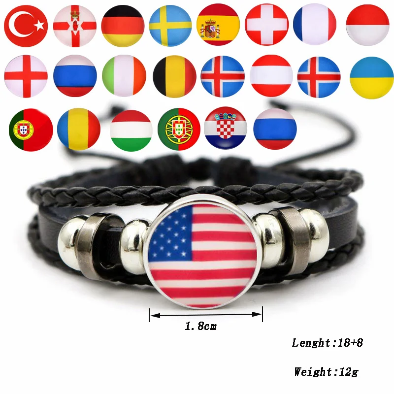 Hn Wholesale Palestine Bracelet Custom Free Palestine Bracelet Custom Flag Bracelet for Demonstration