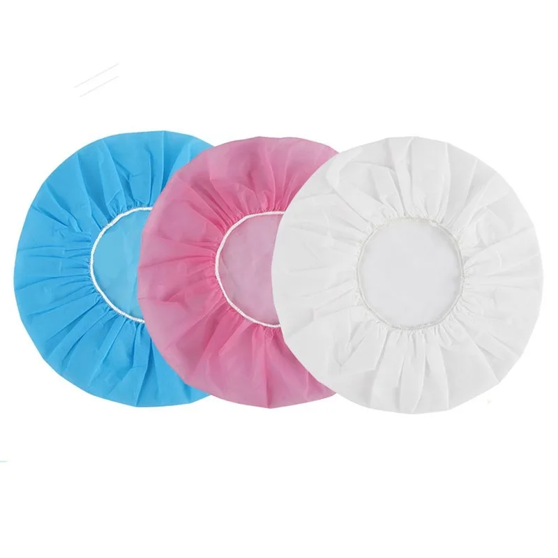 Clean Non-woven Disposable Dust Strip Cap Round Head Cover Hair Net Mob Caps