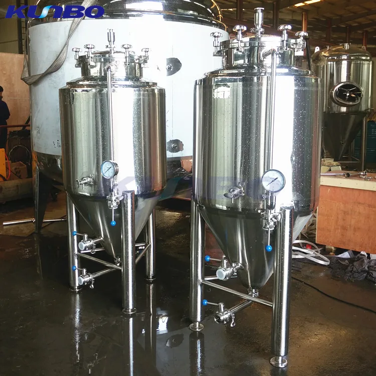 KUNBO Beer Brewing Equipment For Making Beer Stainless Steel 200l Conical Fermentation Tank Bucket For Micro Brewery