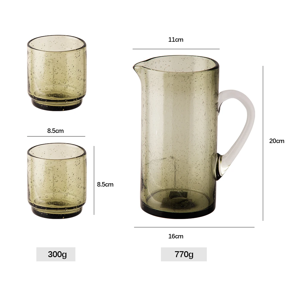 High Borosilicate Glass High Temperature Large Capacity Resistant High Borosilicate Pitcher Glass Teapot