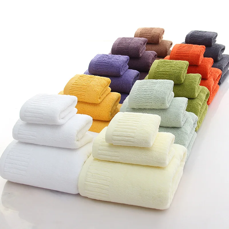 600 gram 100% cotton solid color  white spa bathing towel made in india  salon bath towels set