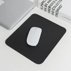 Factory Portable Size Non Slip PVC PU Leather Office Home Desk Mouse Pad