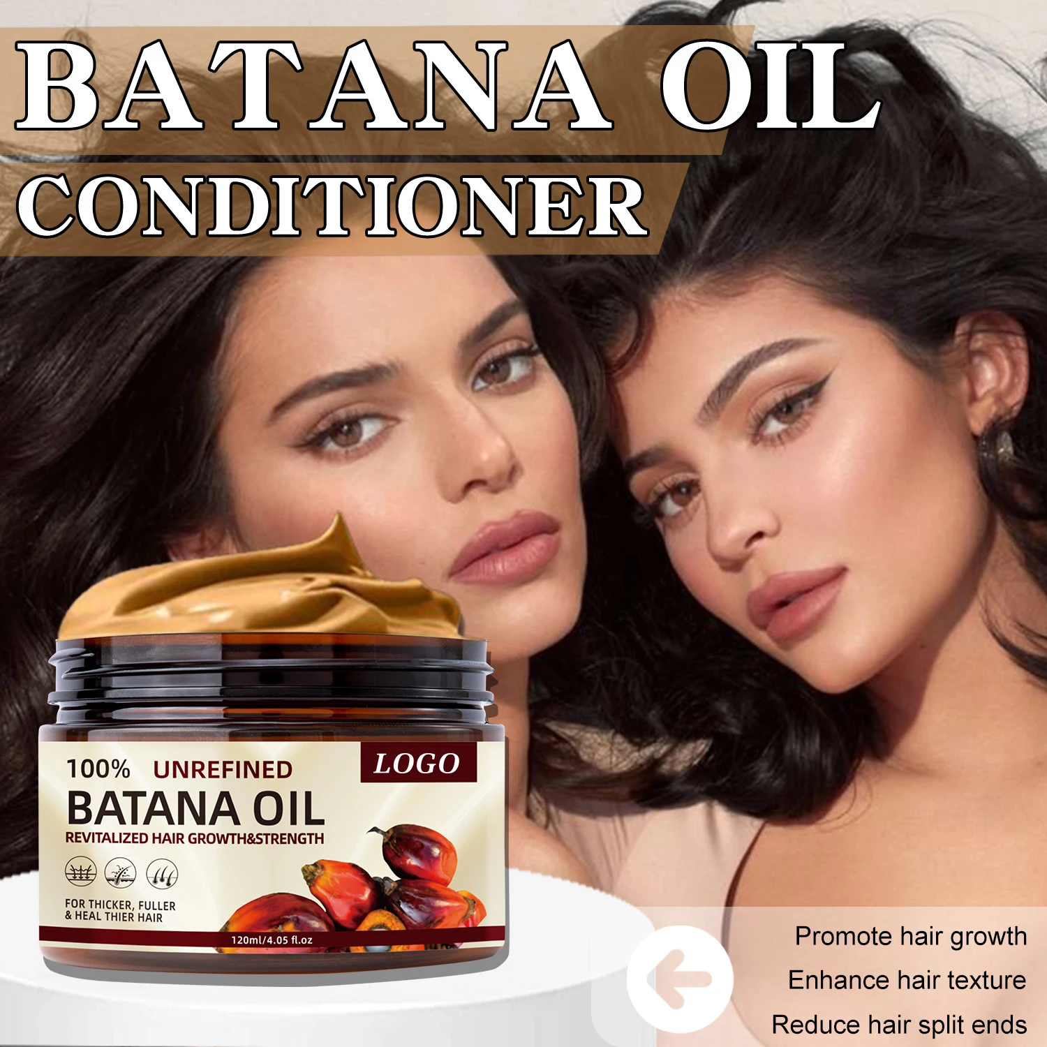 100% Unrefined Repairing Hydrating Anti Hair Loss Batana Oil Hair Conditioner For Healthy Hair Growth