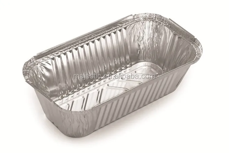 2021 Kitchen use rectangle aluminum foil food containers