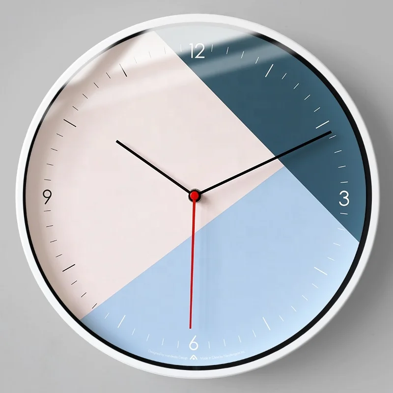 Customized Cheap Promotional Quartz Reloj De Pared Plastic Wall Clock Wholesale