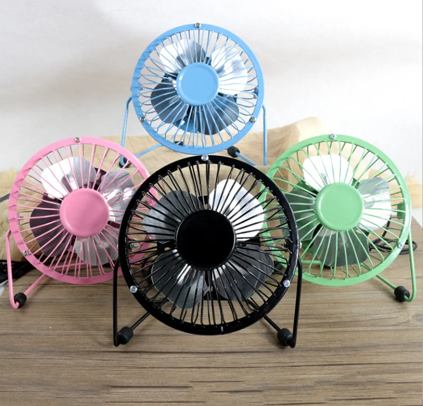 Hot Selling 6 Inch Metal Frame Desk Desktop Mini USB Fan