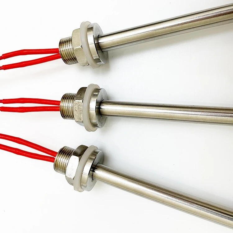 220V 380V stainless steel resistance heating element thread single point heating rod for heater