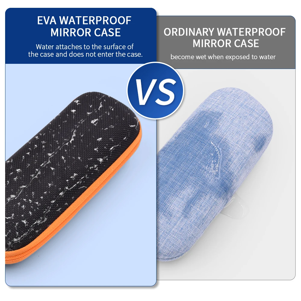 China Factory EVA Glasses Case Unisex Semi-Hard Shell Travel Zipper Eyeglasses Case Custom Logo Protective Case For Glasses