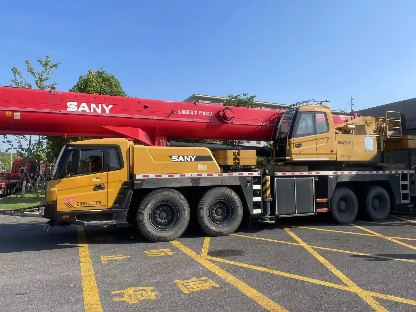 Дешевый строительный автокран Sany STC500 50 тонн по самой