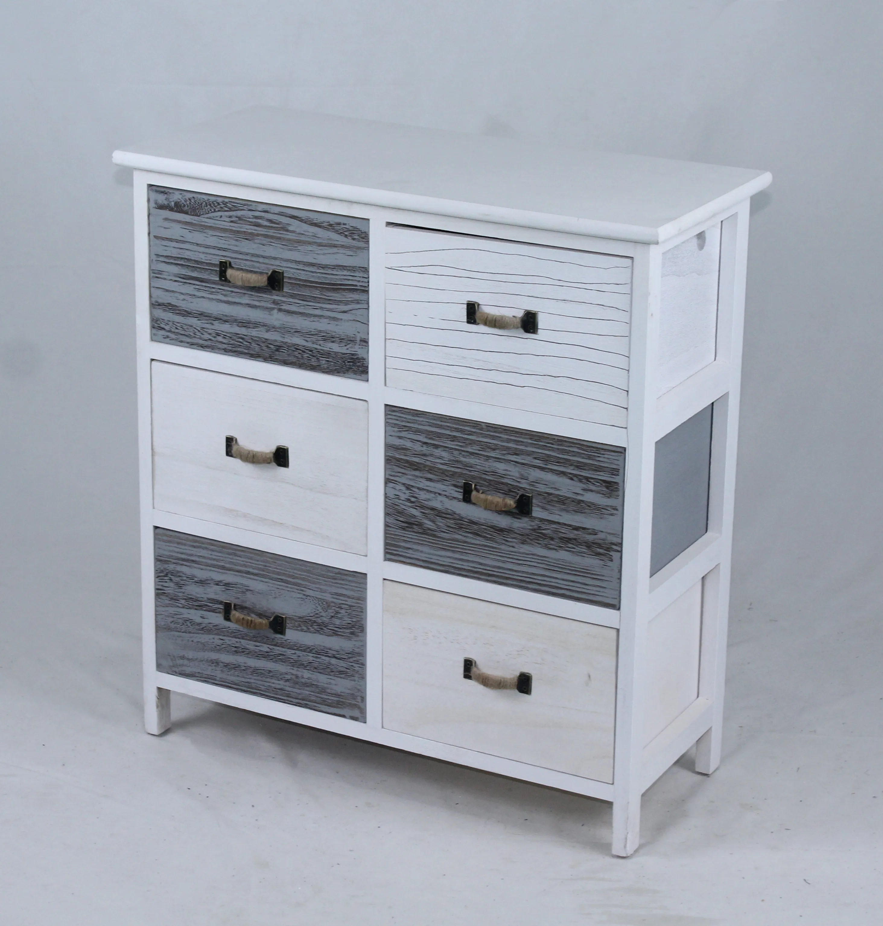 Industrial Drawer Sideboard Cabinet Rustic Wooden Living Room Furniture Antique Home Furniture Solid Wood Bedroom Apartment