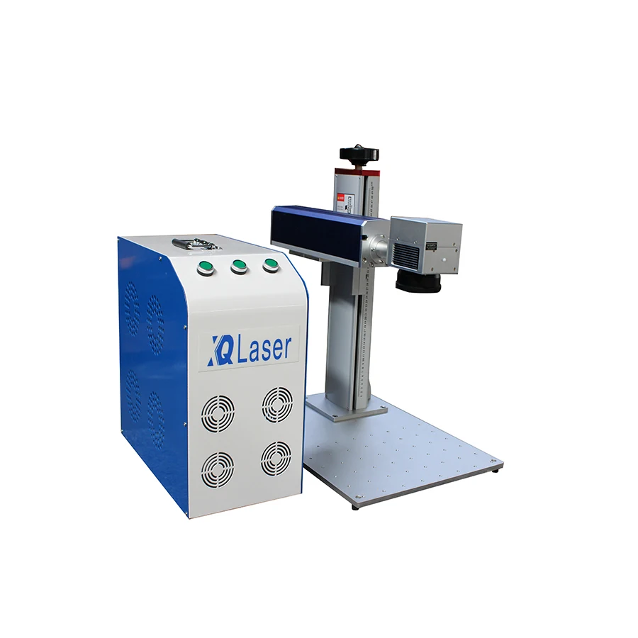Laser Printer For Stainless Steel Metal Plate Aluminum Silver Gold Fiber Laser Marking Machine Price