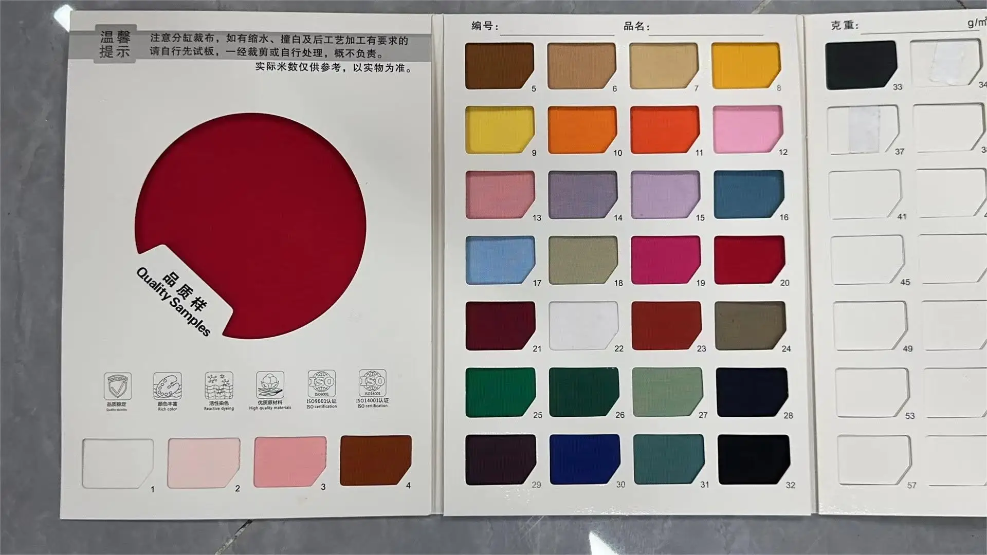 Pulling frame plain knitted fabric, polyester cotton spandex blended material, clothing fabric