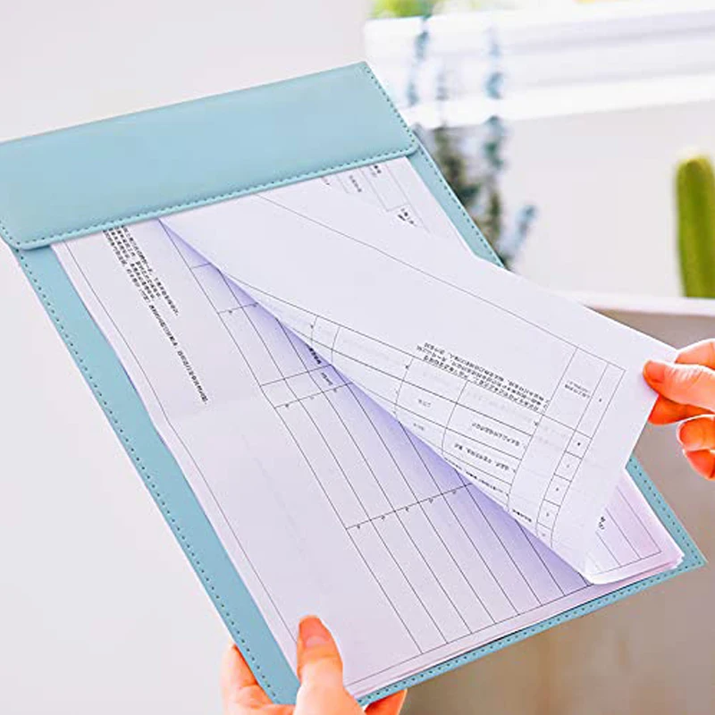 A5 Letter Menu cover Holder Restaurant Menu Folder cover with pen holder