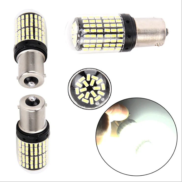 Universal Daytime Running Lights 7440 3014 144SDM Car LED Turn Signal Daul Color Switchback DRL Turn Signal Light