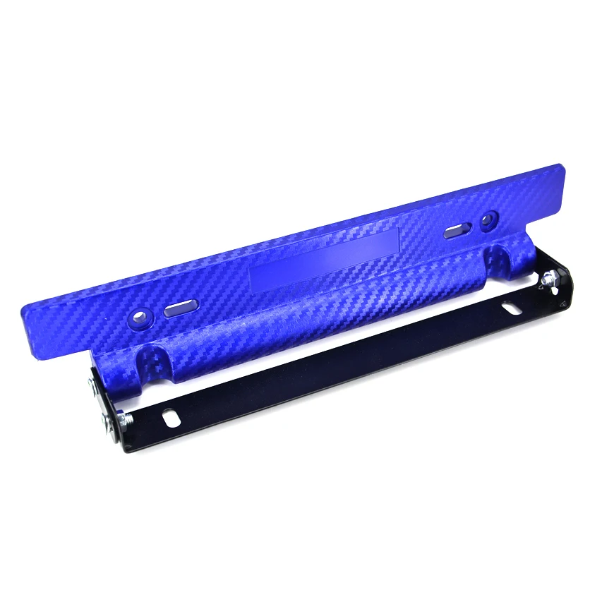 JDM racing Car modification ABS License plate frame Rotating carbon fiber number license plate frames holder