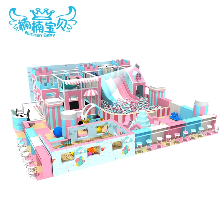
Nannan Commercial amusement park Children Soft Play Indoor Playground Equipment set for Kids toddler play ground 