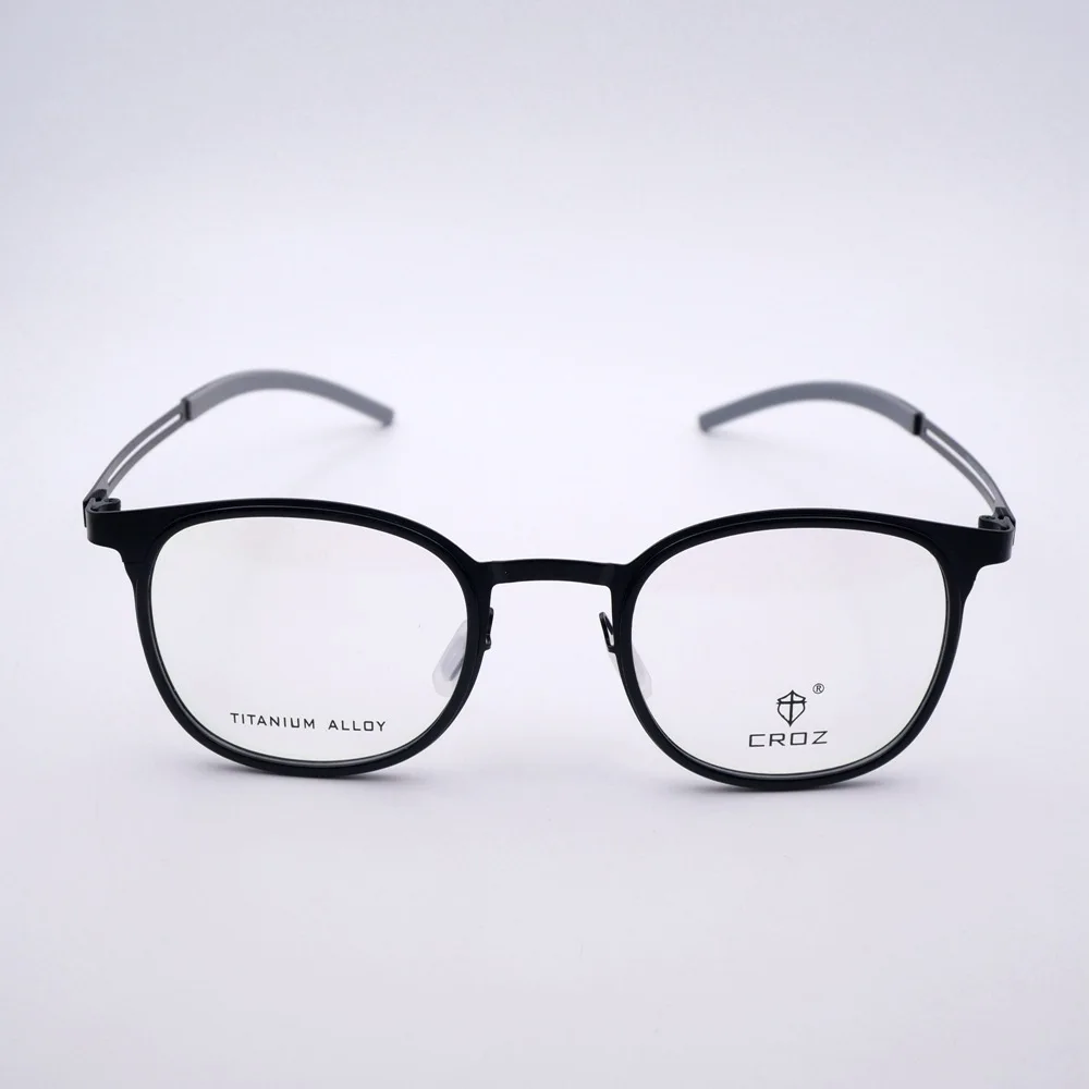 Ultra-thin ultra-light fashion steel sheet full frame eyeglasses for men and women card ring wholesale P8248