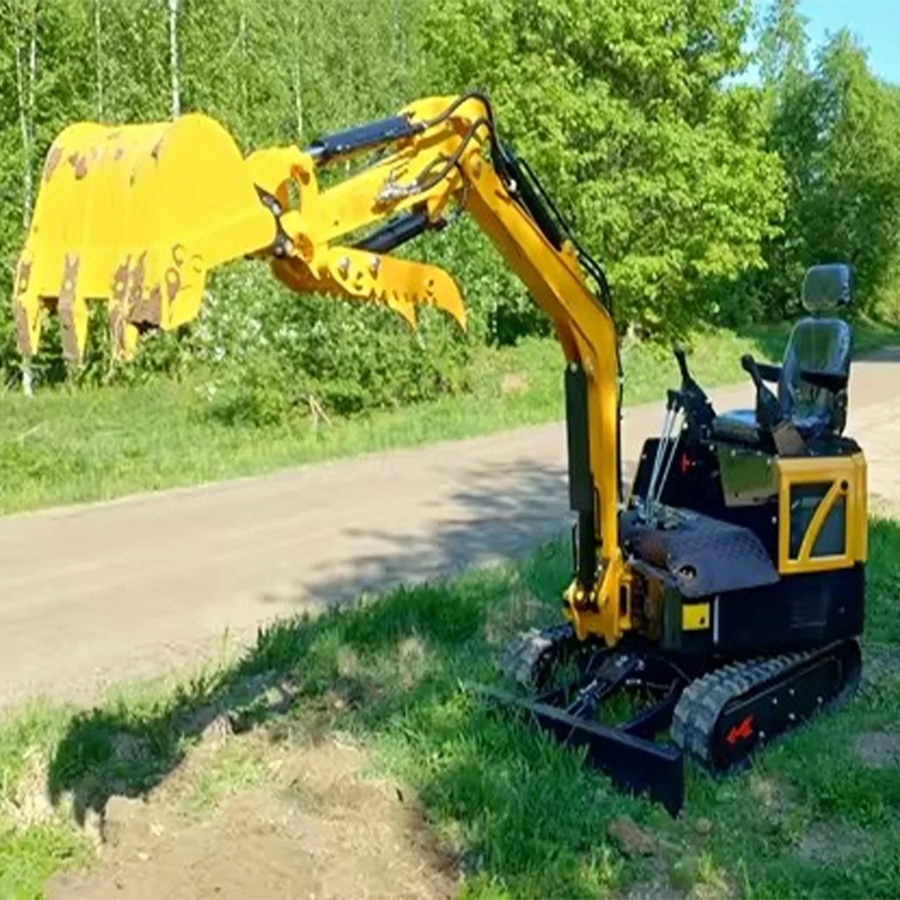 Fast delivery excavate a mini digger excavator high quality new excavators machine for sale