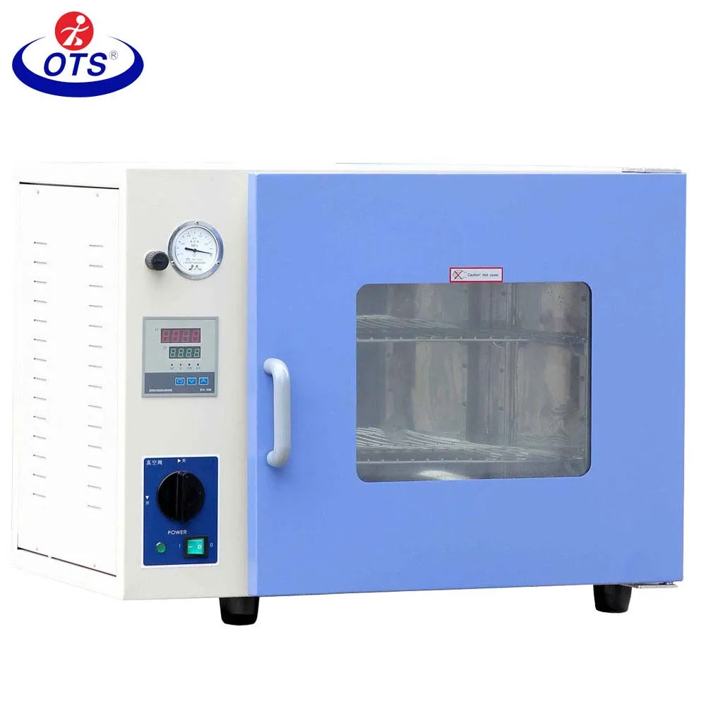small laboratory stainless steel high temp drying vacuum dryer oven with vacuum pump