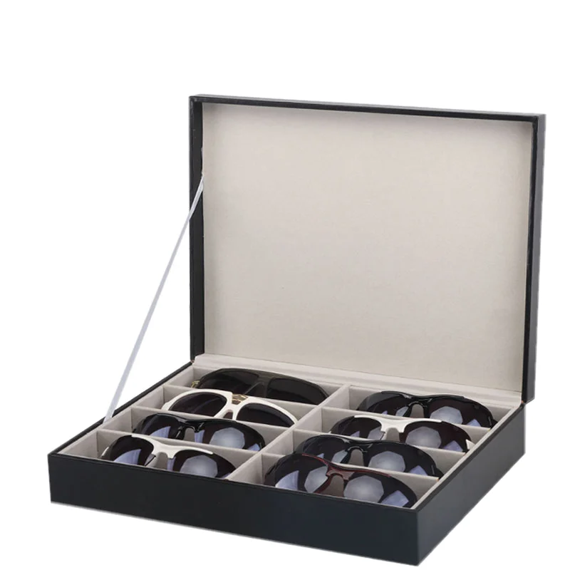 3 Layer 18 Slots Eyeglass Sunglass Storage Watch Box Eyewear Accessories Display Glasses Storage Case Organizer