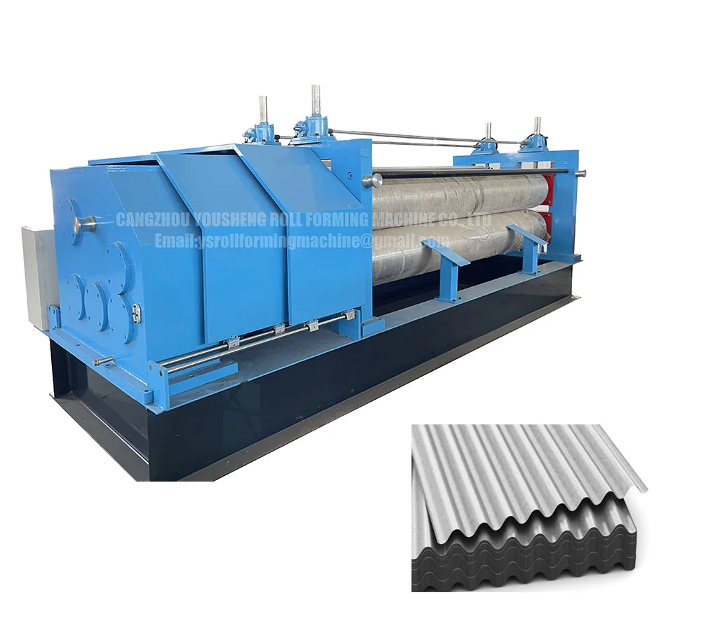 Easy To Operate Barrel Drum Corrugated Metal Roof Roll Forming Machine