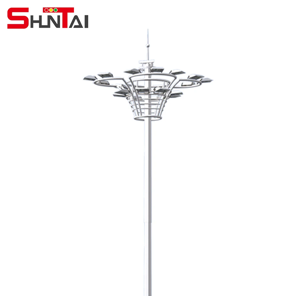 SHUNTAI Steel high mast floodlight fixture 400w led flood light for football field