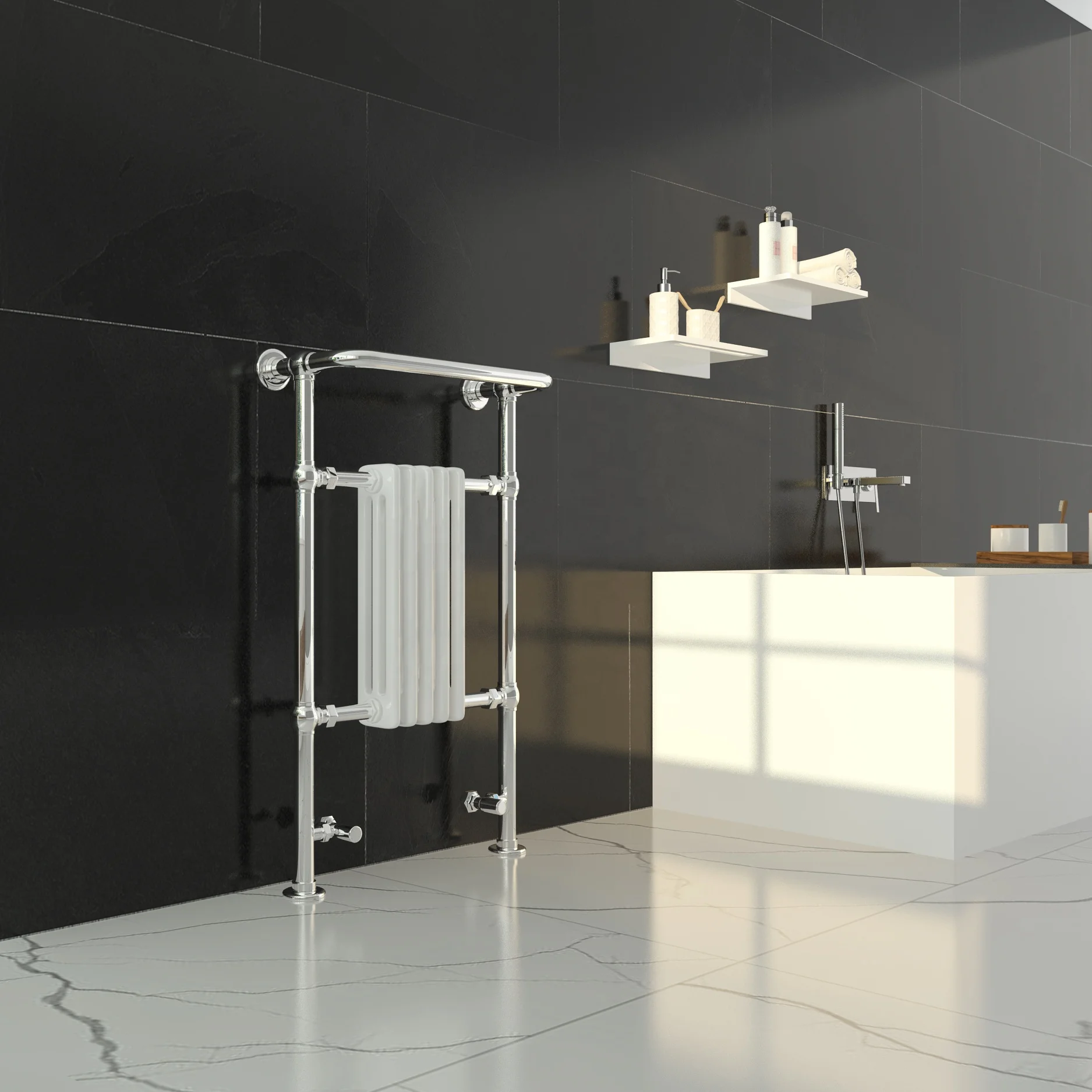 Горячий потолком от лучшего производителя Китая OEM сервис SUN-TR7 Подогреваемый Полотенцесушитель Традиционный электрический радиатор для ванной