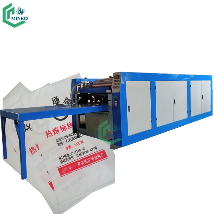 Paper Bag Screen Printing Machine 1 Color 2 3 Colours Plastic PP Woven Cutting Sewing All-in-ones