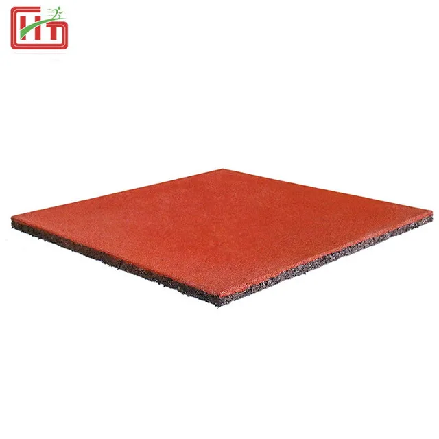 20MM Non Slip Kid Park Rubber Mat Cheap Playground Rubber Tiles Synthetic Epdm Flooring