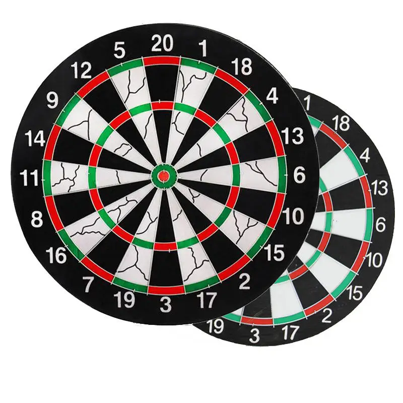 15 18 inch Double Sided Darts Professional Dart Board With 6 Darts Game
