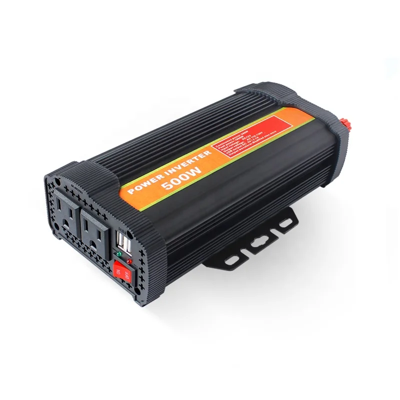Manufacturer wholesale Modified sine wave 500w Power Inverter 12v24v to 110v220v dc to ac camper accessories inverter