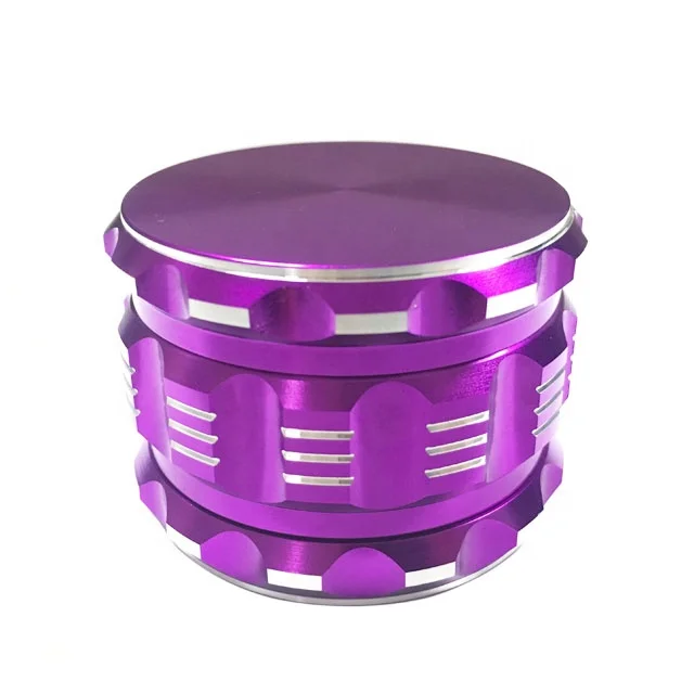 Factory Made Metal 63mm Grinderstar Custom Logo New Accessories Zinc Alloy 4 Layer Tobacco Herb Grinder,spice Grinder