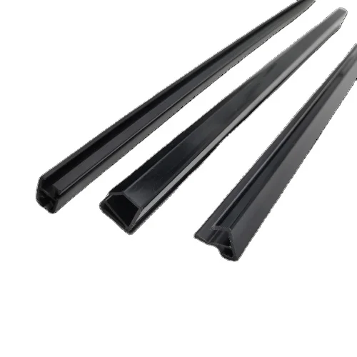 UV-resistant rigid PVC construction profiles Custom  Extrusion plastic U Channel  PVC Plastic extruded Profiles